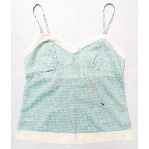 NWT Green Floral Tank Top Adjustable Straps Sz 2